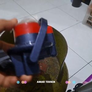 PAKET REGULATOR GAS LPG ANTI BOCOR TRIPLE LOCK WINN GAS TYPE W 900 M / NM + SELANG 2 LAPIS MERAH