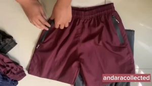 Celana Olahraga Pendek Pria Wanita Sport Polos Ukuran XL & L