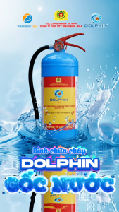 Combo Bình Chữa Cháy CO2 3kg + Gốc Nước 3.5L Dolphin - Chuyên Dụng Xe Điện Pin Lithium Tủ Điện