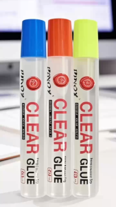 50ml clear glue High viscosity strong glue Clear Glue Pen with Sponge Tip School supplies DIY Handmade Supplies