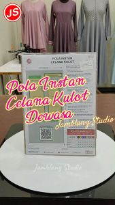 Pola Instan Celana Kulot Basic Dewasa | Rotsa.Id