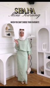 JOJOBars ironless Lace Baju Kurung Moden Murah Fashion Baju Nikah/Tunang Bridesmaids Kurung Muslimah Set Baju Kurung 2025