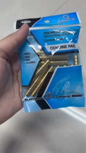 ข้อต่อตรงทองเหลือง Joint Connector 1/4" (บากลึก) ราคาต่อ1 ชิ้น