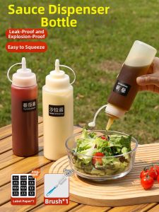 TAFUMAN | Leakproof Squeezable Food-Grade Plastic Oil and Seasoning Dispenser