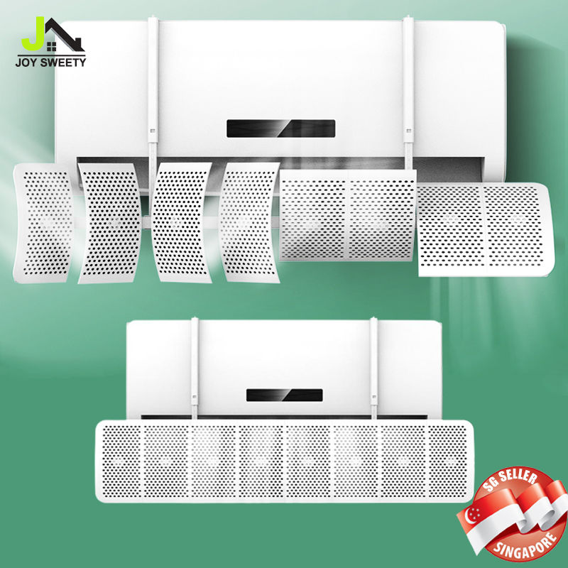 🇸🇬【SG stock】8 Leaf Air Conditioning Windshield Anti-Direct Blowing Adjustable/ Universal Aircon Wind Deflector Baffle 空調擋風板