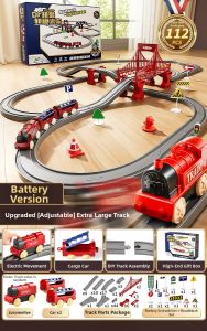 WANJUTEGONGDUI | Educational Electric Train Track Toy for Boys