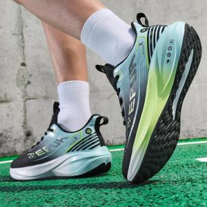 Mens Running Shoes 2025 New Autumn Ultra-light Shock Absorption Carbon Plate Racing Training Sports Shoes Breathable Upgraded Version