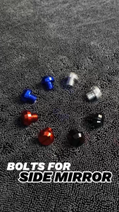 MOKOTO HONDA SIDE MIRROR BOLT COVER 10MM CNC REAR VIEW SIDE MIRROR THREAD HOLE SCREW CAP FOR HONDA MOTORCYCLE