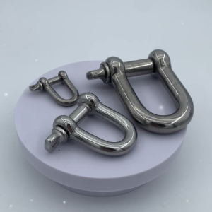 Type D/u Shackle Card Buckle D Ring Bow Shackle Lock Wire Rope Fasteners Hardware Accessories M6