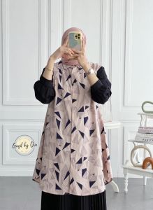 GAGIL TIHANA Baju Tunik Atasan Wanita Tihana Gagil By Ova. Nazra Sha