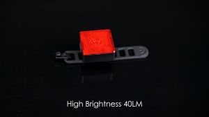 GACIRON W08-40A 85 Hours Smart Warning Tail Light Reflex Waterproof 40lumens Two Installations LED Lamp Bike Accessories