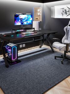 พื้นที่เล่นเกมส์ ป้องกันพื้นไม้ ด้านล่างแบบพิเศษสำหรับบ้านและออฟฟิศ ป้องกันเสียง ผ้าพื้นสไตล์ยุโรปและอเมริกัน