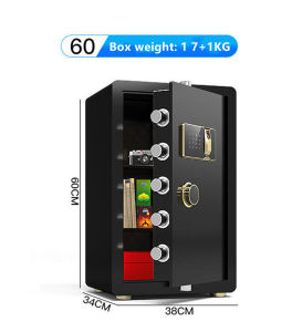 [1 Year Warranty] Digital Depository Fireproof Safe Box valuite Jewlry Home Hotal Lock Keyped Black Digital Safety Secarity Box 2024 Brand New Safe Elactroric Digital Safety Vault