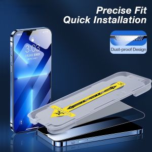 Nhanh chóng dễ dàng Dán miếng bảo vệ màn hình Cho iPhone 15 14 13 12 11 Pro Max Cộng Với X XS Max XR 6 6S 7 8 Cộng Với Chống-Nhìn Trộm kính cường lực chống nhìn trộm