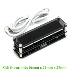 Đồng Hồ Ma Trận Điểm WIFI ESP8266 Màn Hình Kỹ Thuật Số LED Mạng Không Dây Có Thể Điều Chỉnh Độ Sáng Định Dạng Thời Gian 12/24 Giờ