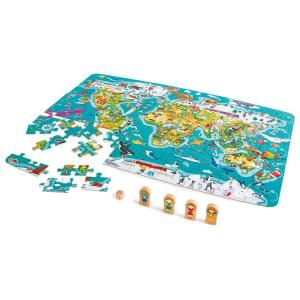 Hape | 3D Educational Puzzle & Game Board for Children 3-6 Years Old