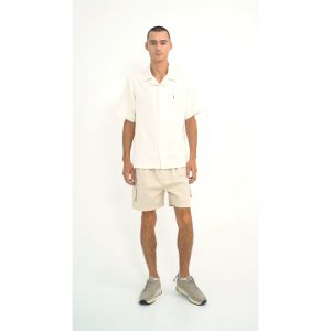 House Of Etern - Atasan Pria Daniel Shirt Beige