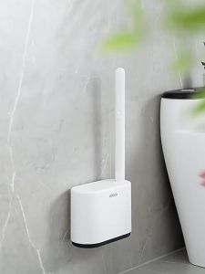ecoco | Wall-Mounted Disposable Toilet Brush for Home Use with No-Dead-Angle Cleaning