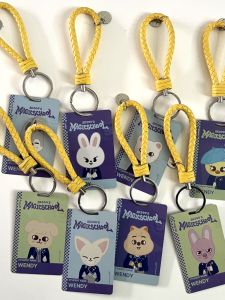 Stray Kids Combination PVC Keychain Pendant Skzoo Keyring Magicschool Creative Gift Festival Supplies Acrylic Material