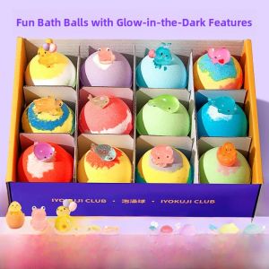 IYOKUJI CLUB Childrens Bath Ball Toy Bubble Bath Flower Essential Oil Bath Ball Bathtub Washing Tool Personal Hygiene Product