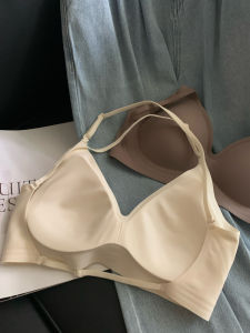 บราไร้สาย Cross Back Seamless ผู้หญิง ชุดชั้นในไหล่ไซส์ใหญ่ สายคล้อง เอฟเฟกต์ด้านข้างป้องกันการหย่อนคล้อย คอวี ดีไซน์