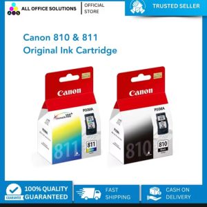 Original Canon 810 & 811 (PG 810 & CL 811) Ink Cartridge