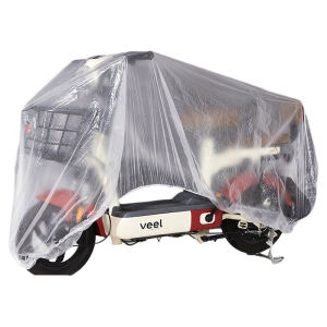 Disposable Plastic Transparent Rainproof Dustproof Cover for Electric Motorcycle Carriage Battery Electric Vehicle Snowproof