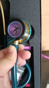 หูฟังสเต็ทโตสโคป Stethoscope 3M Littmann Classic III (Rainbow/brass finish) สี5807 Caribbean ของแท้ (Authentic) (สินค้าพร้อมส่ง🇹🇭)