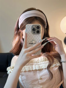 Korean Style Wide Knitted Hair Band Womens Ambiance Feel Wash Faces Fashionable Accessory Simple Matching Retro Style