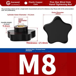 GUWANJI | Star-shaped Knob Plastic Handle Nut