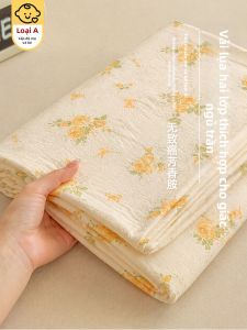 KAMONI | Double Layer Gauze Bed Sheet Set for Student Dormitory Non-Pure Cotton 3 Pieces