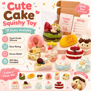 Simulation Food Squishy Cake Giant Squishy Toys Funny Fidget Toy Slow Rising Squishy Adhd Toys Squeeze Toys For Kids Christmas Gift With Box