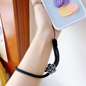 Nylon Rope Womens Short Mobile Phone Strap Wristband Anti-Lost USB Flash Drive DIY Hanging Rope Access Control Card Hanging Ornament Cute High-End Durable Ring