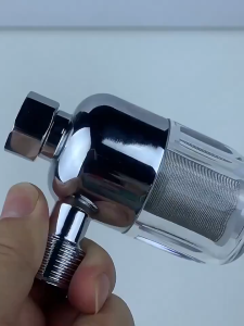 316 สแตนเลสสตีลกรองด้านหน้ากรองในครัวเรือน Inlet Tap Water Shower Anti-Scale เครื่องฟอกอากาศกรองน้ําดื่ม เครื่องกรองน้ำ water filter กรองน้ํา สแตนเลส ไส้กรองที่ไม่จำเป็นต้องเปลี่ยน ได้น้ำที่ใสสะอาด