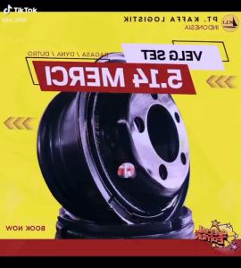 VELG RAGASA/DYNA/DUTRO RING 16 LUBANG 5 TEBAL 14MM LUBANG ANGIN BULAT HDX