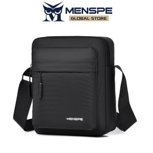 MENSPE Mens Shoulder Bag Leisure Cross Body Bag Waterproof Travel Bag Business Bag Large Capacity Bag Casual Bag Fashion Leisure Sport Street Bag for College Student