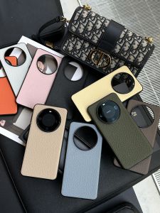 Lightweight Leather Phone Case for Huawei Mate60 pro Mate80 pro Max Mate70 pro plus Anti-Fall Protection Soft Shell Simple Ins Style Womens