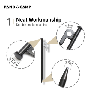 Tent Camping Peg Paku Khemah Camping Hammer Flysheet Tarp Pole Holder Outdoor Camping Tent Peg Nail