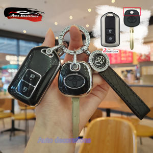 car key case for Toyota car key case  keychain For Toyota hilux vigo wish innova fortuner vios YARIS ALTIS CAMRY RUSH silver edge for Toyota key cover