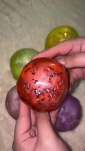 Handmade Crispy Squishy Ball Crunchy Sound Non-bounce Wax Crunchy Squishy Pinch shapeable Sensory Fidget Ball Snowfall Sound