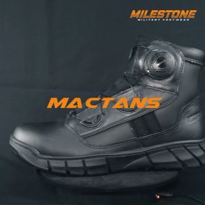 Sepatu PDL Tactical Tali Putar MACTANS Merk Milestone Standart Jatah TNI POLRI KEMHAN