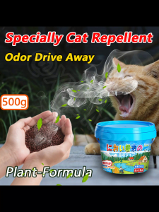 ✨Cat Smell then Run✨Cat Repellant Powder 500g Cat Repellent Outdoor Anti Poop Scratch for Car Home
