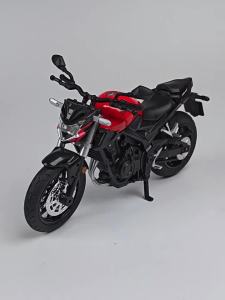 1:12 Alloy Diecast Honda CB400F R3 Motorcycle Cars Toy Model with Light Sound Rubber Tires Miniature Motorbike Vehicle Kids Pre