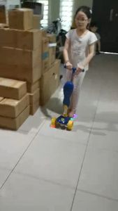 Foldable Scooter With LED Wheels Kids Scooter Height Adjustable Music Bicycle Children Scooters with seat Single-legged Slippery with Music Outdoor Sports Scooter For Boys And Girls - Lazada