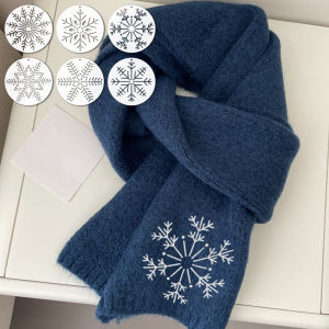 YOMDID 6pcs Sashiko Snowflake Embroidery Template Reusable PET Material - For Christmas Holiday Decoration DIY Holiday Crafts