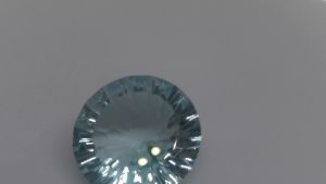 Natural Light Blue Brazil Quartz 17.19 Cts. Round Cut Eye Clean Grade AAA+ Loose Gemstone