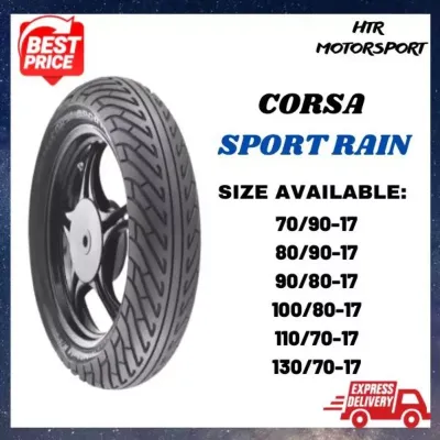CORSA TAYAR SPORT RAIN (2025)70/90x17-80/90x17-90/80x17-110/70x17-130/70x17