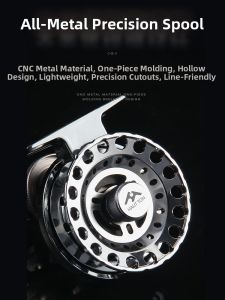 TEBEN | Metal Master Ice Fishing Reel with Magnetic Slow Descent