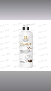 Secretderm Snail Soothing Gel 95% 1000ml | Korean Snail Mucin Moisture Gel | Hydrating & Soothing Skin Care | Large Capacity Pump | Fast Absorbing Hypoallergenic