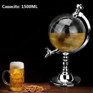 1500ML Beer Alcohol Dispenser Bar Decoration Creative Water Dispenser Container Machine Barrel Dispenser Alcohol Dispenser Bar Tool